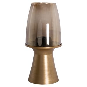 Lampe ouragan Danea brushed gold large
