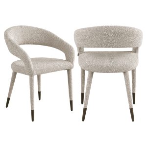 Chaise de salle à manger Gia natural chunky