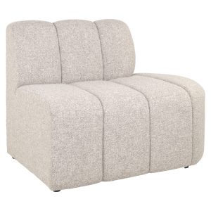 Banc Landmark cayenne brown open end right straight - fully upholstered