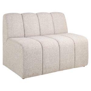 Banc Landmark cayenne brown straight - fully upholstered