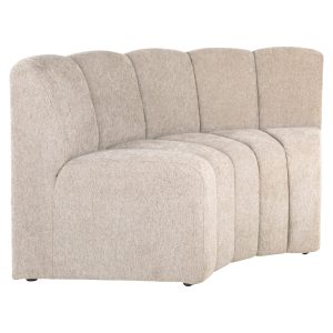 Banc Landmark be easy sand corner round - fully upholstered