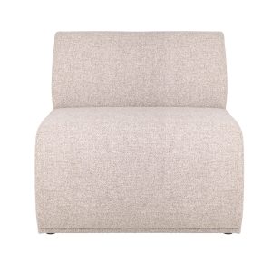 Banc Sorrobon trendy cream straight - fully upholstered