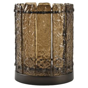 Lampe ouragan Nuri brown small