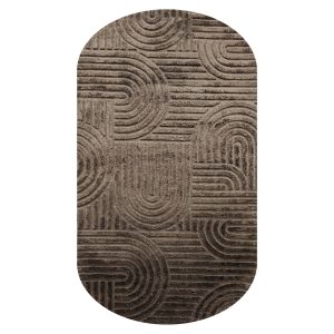 Tapis Liff dark brown 200x350