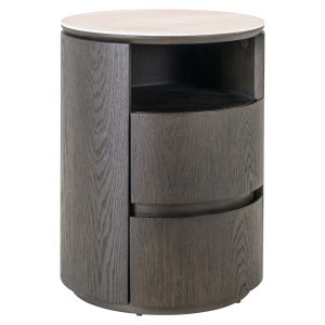 Table de chevet Nando brown 2-drawers