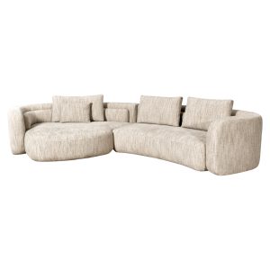 Canapé Angusto natural softweave lounge left
