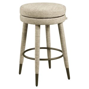 Tabouret de comptoir Tenashar natural softweave swivel