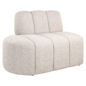 Banc Landmark customized open end left straight - fully upholstered